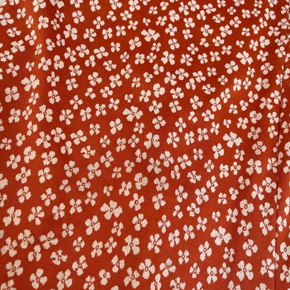 Zara Orange Floral Dress | Size Small - Picture 4 of 6
